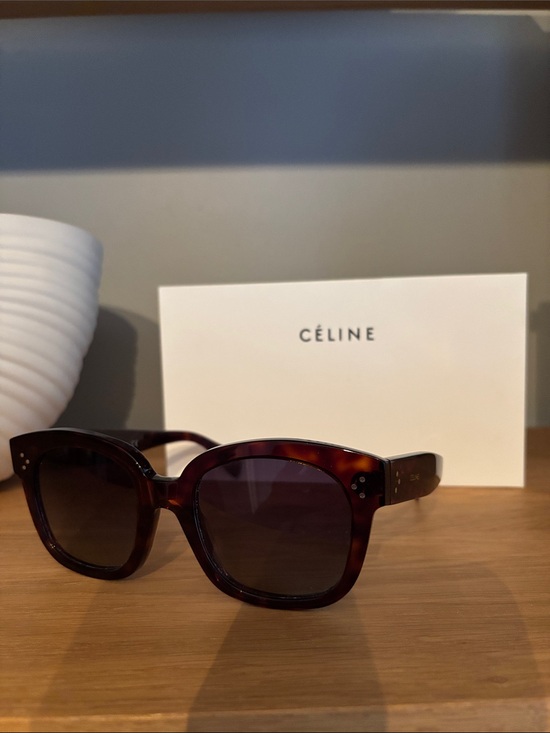 Celine Accessories - Celine Tortoiseshell Acetate Sunglasses - Brown